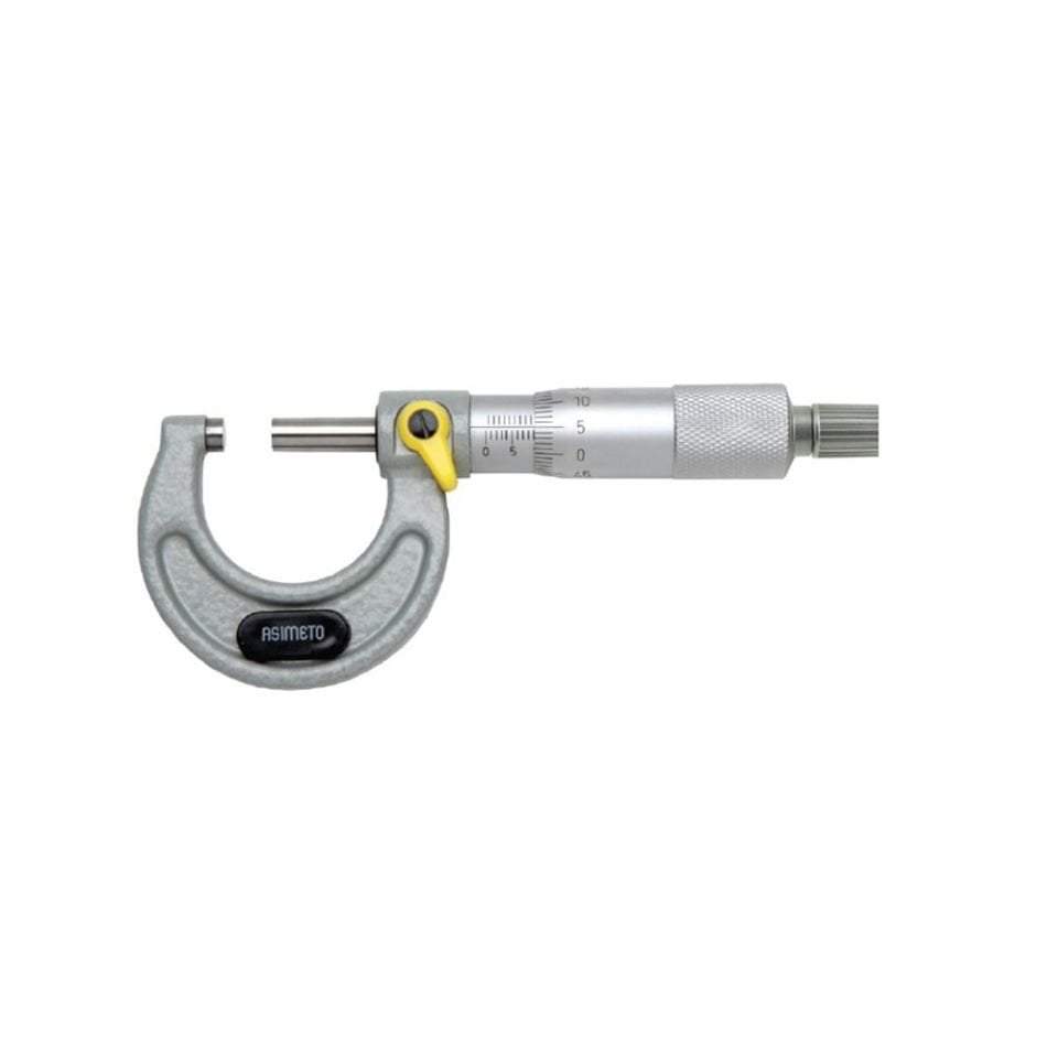 ASİMETO 0-25mmx0.01 MEKANİK DIŞ ÇAP MİKROMETRE