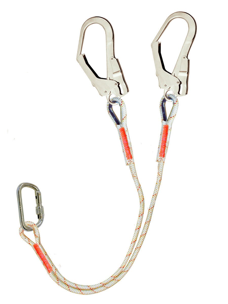3M™ Protecta® Çalışma Konumlandırıcı İp Halat Lanyard AL432 / 1, Çift Ayaklı, 1,30 m