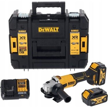 Dewalt DCG407M2T 18V XR 125 mm Kömürsüz Avuç Taşlama (2x4.0Ah)